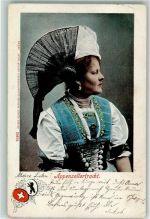 9000 St. Gallen S. Gallo 1909 - Trachtenfrau