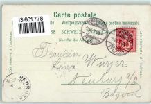 9428 Walzenhausen 1896 Lithographie Rheinburg Kirche