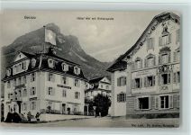 6442 Gersau 1925 - Hotel Hof mit Rathausplatz, gute Erhaltung AK