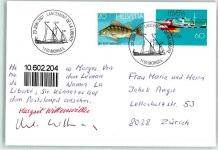 Morges Lancement de la Liberte Phila Schweiz Ganzsache