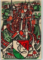 3000 Bern Berne - Studentika Berchtoldia Studentenwappen