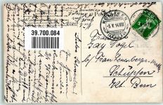 6354 Vitznau 1914 Künstlerkarte Schloss Hohenfels sign. F. Jenny Geburtstag