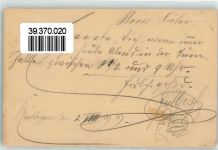 5024 Küttigen 1899 Ganzsache 5 Rappen