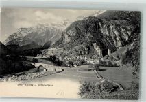 6474 Amsteg Foto AK Gotthardbahn