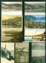 1820 Montreux Kleinposten bis 20 Lot mit 20 AK, 1905-1936; gute Erhaltung, größtenteils gelaufen