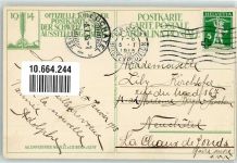 Bern Berne 1914 Künstlerkarte Landesausstellung Restaurant Neufeld sign. A.Tieche Offizielle Künstlerpostkarte No.3