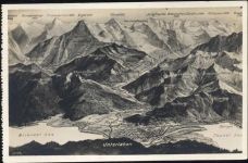 um 1920/30 - Interlaken: Und Umgebung, Thuner und Brienzer See, Gebirge,Perrochet-Matile