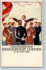 6000 Luzern Lucerne 1922 - Eidgen. Sängerfest Dirigent