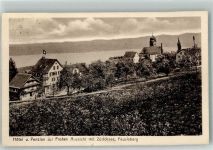 8835 Feusisberg 1911 Foto AK Hotel Pension zur Frohen Ausschit Zürichsee