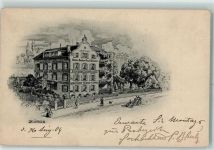 8000 Zürich Künstlerkarte Artist. Atelier Paul Bleuler Leonhardstrasse 19