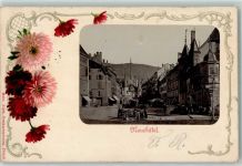 2000 Neuchâtel Neuenburg 1903 - Place des Holles Blumen