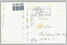 Basel Bâle Bahnpost SSB Springbrunnen Blumen Auto Laterne Phila Schweiz