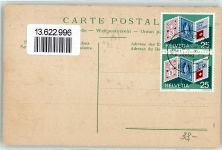 9042 Speicher Prägedruck Bahnhof Breifmarken Denkmal Tell Lithographie