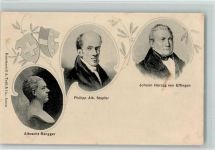 1903 - Offiz. Festkarte Nr. 3 - Rengger, Herzog von Effingen und Stapfer