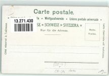 9057 Schwende Lithographie Chocolatu. Cacao Maestrani Winter Säntis