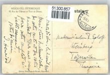 2000 Neuchâtel Neuenburg - Rue du Chateau Tour de Diesse