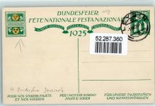 Mädchen Matrosenanzug Lampions Block Stift sign. Bundesfeier Ganzsachen Schweiz Künstlerkarte