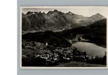 St Moritz (CH) Luftaufnahme