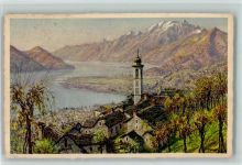 6600 Locarno Künstlerkarte Visto da Brione E. Zuppinger-Muralto-Locarno