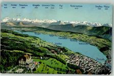 Zürichberg 1911 - Zürichsee Alpenkette