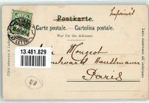 1095 Lutry Gebrauchsspuren L'Hotel de Ville Rathaus Dampfer