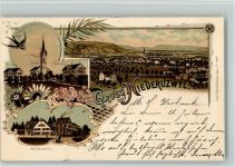 9244 Niederuzwil 1899 BOAKC Lithographie