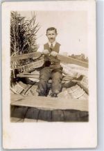 8400 Winterthur 1914 Foto AK Ruderboot