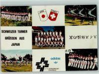 Schweizer Turner grüssen aus Japan - Turnverband Motiv Schweiz