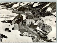 Grand-St-Bernard - Winter Fliegeraufnahme Hüttenstempel