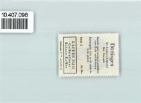 5312 Döttingen - Vignette Wappen Kaffee Hag 1920-1940