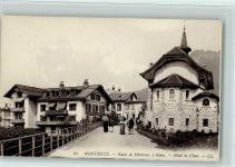1820 Montreux - Route de Montreux à Glion - Hôtel de Glion - L.L. Passanten