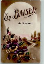 1680 Romont FR Gebrauchsspuren Stiefmütterchenbouquet