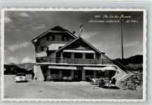 Col des Mosses 1935 Foto AK Le Nouveau Restaurant - Verlag Perrochet 6459 AK