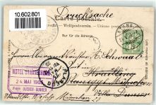 6353 Weggis 1903 - Vogelschau Vierwaldstättersee