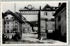 2800 Delémont Delsberg Foto AK Schloss Eingang Feldpost CP.E.M.Bat.Fus. 24