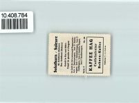 4500 Solothurn Soleure - Vignette Wappen Kaffee Hag ca 1920-1940