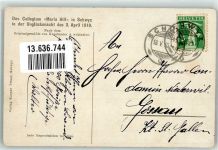 6430 Schwyz Künstlerkarte sign Schindler A. Collegium Maria Hilf Brand Feuer Feuerwehr Katastrophe 3. April 1910