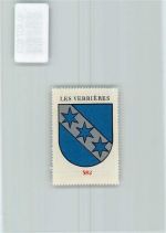 2126 Les Verrières - Vignette Wappen Kaffee Hag 1920-1940