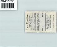 2126 Les Verrières - Vignette Wappen Kaffee Hag 1920-1940