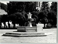 7130 Ilanz Foto AK Denkmal Stadtbrunnen