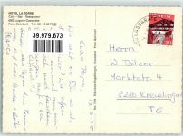 6906 Castagnola-Cassarate 1975 Foto AK Hotel la Torre