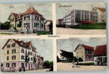 8306 Brüttisellen 1923 Gebrauchsspuren Postamt Schuh- Fabrik