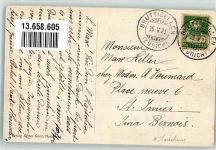 8306 Brüttisellen 1923 Gebrauchsspuren Postamt Schuh- Fabrik