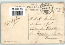 1338 Ballaigues 1908 Gebrauchsspuren Grand Hotel Aubepine