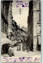 1000 Lausanne Losanna 1905 - Rue de Bourg
