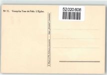 1814 La Tour-de-Peilz Lithographie / Künstlerkarte Kirche