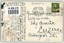 Gebrauchsspuren Infidefirmitas Turicia Pferd Wappen Studentika Künstlerkarte