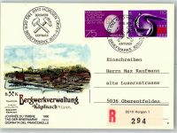 8810 Horgen 1990 Sonderstempel Tag der Briefmarke Bergwerkverwaltung Käpfnach FOTO KEINE AK