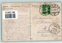 Rigi Kulm 1909 - Rigibahn Schnurtobelbrücke Blick nach Pilatus