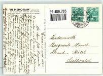 In Memoriam Gesellschaft Bahnpost Zug 1480 Pferde Kühe